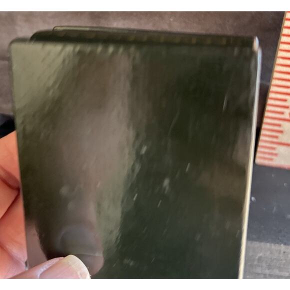 VTG Russian Fairy Tale Miniature Palekh Lacquer Box Mermaid Woman Signed Water - Picture 5 of 6